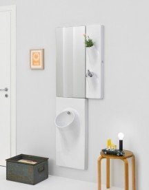 Панель для аксессуаров ArtCeram Sotto Sopra + Up белый глянцевый OSC003 01;00