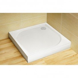 Панель для поддона Radaway Paros C 80х80 см литой мрамор белый MOC8080-03-1