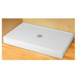 Панель для поддона Radaway Paros D 160х80 см левая литой мрамор белый MOD8016-03-1L