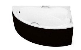 Панель для ванны Besco Ada 160 см санитарный акрил матовый черный OAA-160-NSC
