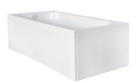 Панель для ванны Besco Continea 140х70 см передняя + боковая санитарный акрил глянцевый белый #OAC-140-PK