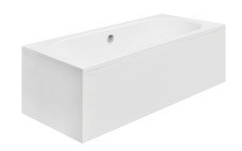 Панель для ванни Besco Quadro 180 см передня акрил глянцевий білий OAQ-180-PI