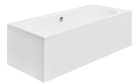 Панель для ванни Besco Vitae 170х75 см передня + бічна акрил глянцевий білий #OAV-170-PK