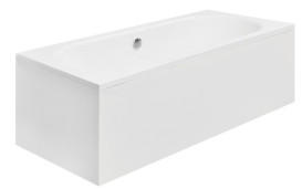 Панель для ванни Besco Vitae 170х75 см передня + бічна акрил глянцевий білий #OAV-170-PK