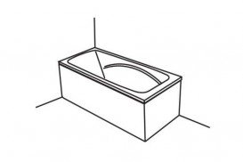 Панель для ванни PoolSpa Gemini фронтальна 170х80 см L ліва акрил білий PWOHN10OWL00000