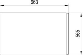 Панель для ванны Ravak ARC 66 см боковая акрил белый CZE4100A01