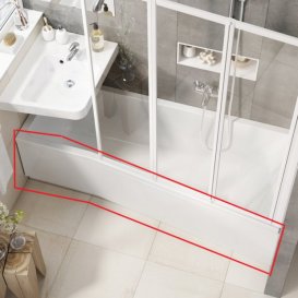 Панель для ванни Ravak Be Happy II 150 R фронтальна правобічна акрил білий CZ99100A00