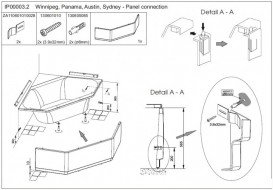 Панель для ванни Riho Winnipeg/Austin/Sydney/Santiago 145 акрил білий P027N0500000000