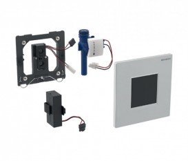 Панель смыва для писсуара Geberit Sigma 30 хром матовый/хром глянцевый/хром матовый 116.037.KN.1