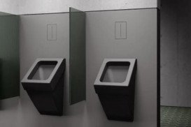 Панель змиву для пісуару TECE TECEvelvet електронна живлення від батареї 7,2 В антрацит 9242022