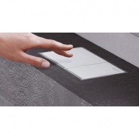 Панель смыва для унитаза Geberit Sigma 60 двойной смыв стекло белое 115.640.SI.1