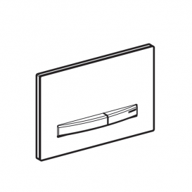 Панель смыва для унитаза Geberit Sigma50 двойной смыв красное золото/панель белый 115.670.11.2