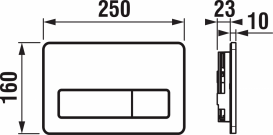 Панель смыва Jika Modul PL3 двойной смыв пластик белый H8936620000001
