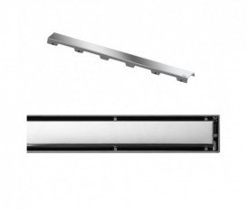 Решітка TECE TECEdrainline Steel II для душового трапу матова пряма 1000 мм нержавіюча сталь 601083