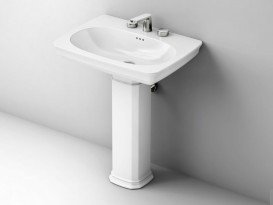 П'єдестал для раковини ArtCeram Civitas санфарфор білий глянсовий CIC001 01; 00