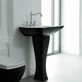 П'єдестал для мушлі ArtCeram Jazz кераміка чорний матовий JZC003 17;00