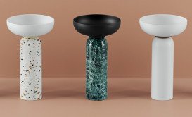 Пьедестал для раковины Artceram Jolie керамика terrazzo chiaro JOC001 89;00