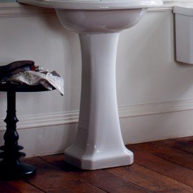 П'єдестал для раковини Burlington Classic санфарфор білий Р6