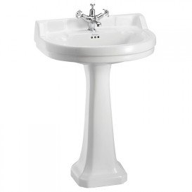 Пьедестал для раковины Burlington Edwardian санфарфор белый Р1