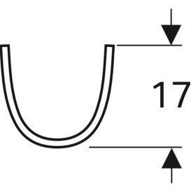 П'єдестал для раковини Geberit Selnova сантехнічний фарфор білий 500.341.01.7
