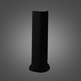 Пьедестал для раковины Kerasan Waldorf санфарфор черный глянцевый 417004