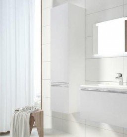 Пенал боковой Ravak Clear SB 400 L ДСП/МДФ белый/белый X000000761