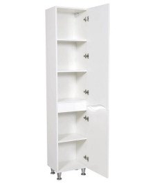 Пенал для ванной Аквародос Альфа напольный 40х32,5х195 см ДСП/МДФ белый АР000000883