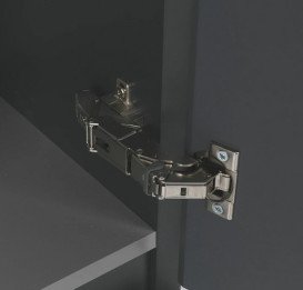 Пенал для ванной Аквародос Манхэттен подвесной 35х33,3х120 см МДФ антрацит матовый АР000091174