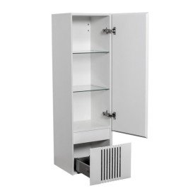 Пенал для ванной Аквародос Манхэттен подвесной 35х33,3х120 см МДФ белый мат АР000114559