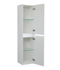 Пенал для ванної кімнати Аквародос Валенсія підвісний 35х32х150 см правий МДФ білий глянець АР000091853