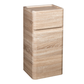 Пенал для ванной Devit Fly подвесной 35х75 см МДФ светлый дуб 0030120WO