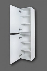 Пенал для ванної Fancy Marble Borneo підвісний 45х30 см МДФ/ДСП білий 20117012245