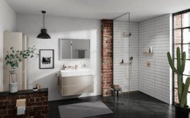 Пенал для ванной Hansgrohe Xevolos E 40х37х176 см петли справа песочно-бежевый матовый/песочно-бежевый 54222790