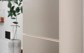 Пенал для ванної Hansgrohe Xevolos E 40х37х176 см петлі праворуч пісочно-бежевий матовий/пісочно-бежевий 54222790