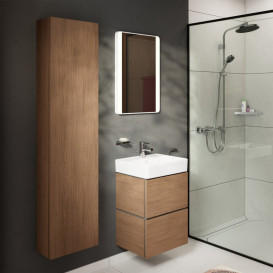 Пенал для ванной Hansgrohe Xilesa E 40х20 см петли слева МДФ/ДСП дуб кашемир 54285550