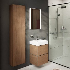 Пенал для ванной Hansgrohe Xilesa E 40х20 см петли справа МДФ/ДСП дуб кашемир 54286550