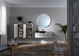 Пенал для ванної Kolpa-san Blanche B 923 45.4х91.8 см ДСП з 3D плівкою білий 514110