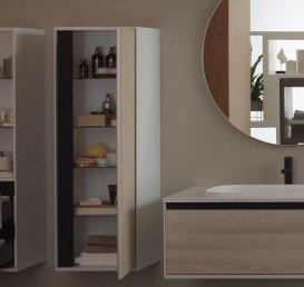 Пенал для ванної Kolpa-san Pandora 1302 45Х130 см ДСП натуральний 514310