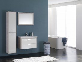 Пенал для ванної Kolpa-san Sara S 1803 підвісний 35х180 см ДСП світлий текстурний 507860