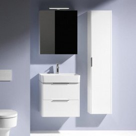 Пенал для ванної Laufen Base 35х18,5х165 см петлі праворуч МДФ білий матовий H4026421102601