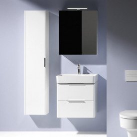 Пенал для ванної Laufen Base 35х33,6х165 см петлі зліва МДФ білий матовий H4026711102601