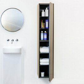 Пенал для ванной Laufen Sonar 32х32х159,4 см петли справа МДФ/ДСП золото H4054920340401