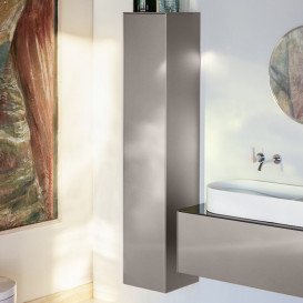 Пенал для ванної Laufen Sonar 32х32х159, 4 см петлі праворуч МДФ/ДСП титан H4054920340421