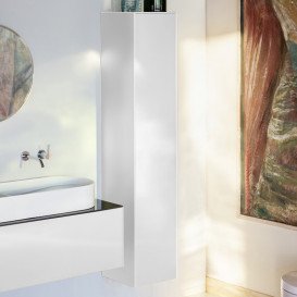 Пенал для ванної Laufen Sonar 32х32х159, 4 см петлі праворуч МДФ/ДСП білий матовий H4054920341701