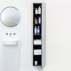 Пенал для ванної Laufen Sonar 32х32х159, 4 см петлі праворуч МДФ/ДСП білий матовий H4054920341701