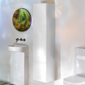 Пенал для ванної Laufen Sonar 32х32х159, 4 см петлі праворуч МДФ/ДСП білий матовий H4054920341701