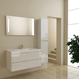 Пенал для ванної Marsan Alexis 33х160 см МДФ білий Alexis330white