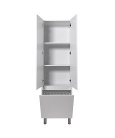 Пенал для ванной Мойдодыр Блонди П-55К 55х35х186 см ДСП/МДФ белый глянец 00-0008118