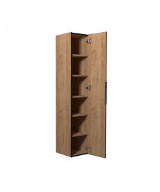 Пенал для ванной Мойдодыр Line Craft P-33-А 33х35х165 см ДСП дуб крафт 00-0008018