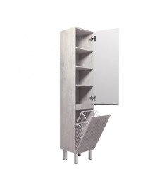 Пенал для ванної Мийдодір Straight П-38к-U 38х35х185 см МДФ бетон світлий 00-0008425